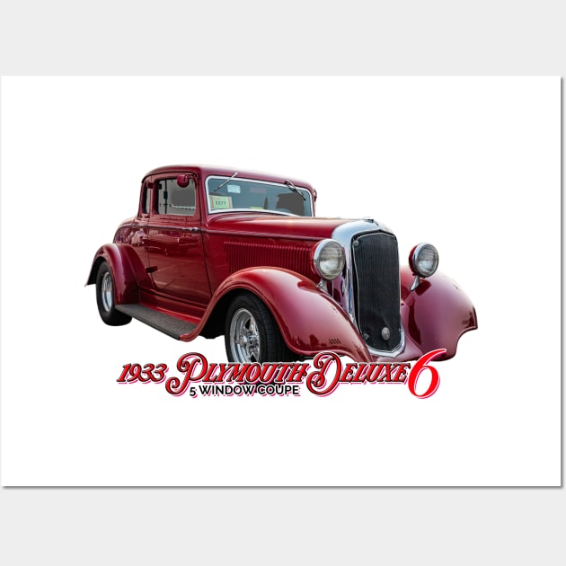 1933 Plymouth Deluxe Six 5 Window Coupe Wall Art by Gestalt Imagery